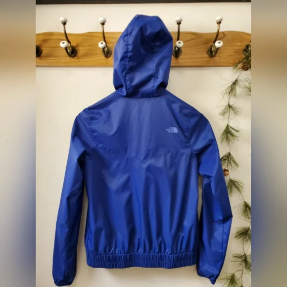 The North Face Women's WindWall™ Hooded Lightweight Windbreaker Jacket - Blue - Picture 3 of 10